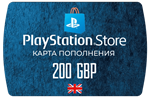 Карта PlayStation(PSN) 200 GBP (Фунтов)UK