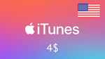 iTunes  Gift Card -   4$ ????????(USA) [Без комиссии]