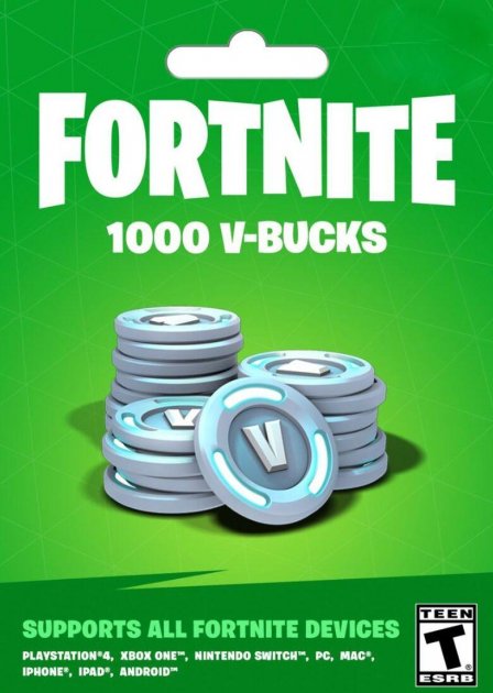 ✅ Fortnite 1000 V-Bucks⚡️ВБАКСЫ⚡️VBUCKS⚡️VB⚡️ВБ⚡️1000