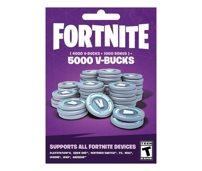 ✅ Fortnite 5000 V-Bucks⚡️ВБАКСЫ⚡️VBUCKS⚡️VB⚡️ВБ⚡️5000