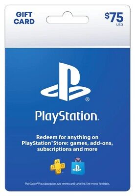 🎁 PSN USA карта пополнения на 75$ USD (USA) 🔥