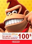  КАРТА ОПЛАТЫ NINTENDO ESHOP — 100 USD [USA]