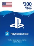  PSN USA карта пополнения на 100$ USD (USA) 