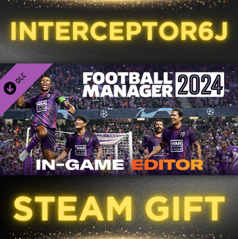 🟥⭐DLC In-Game editor Football Manager 2024⚡STEAM