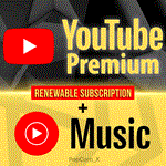 YouTube PREMIUM + MUSIC  НА ВАШ АККАУНТ 