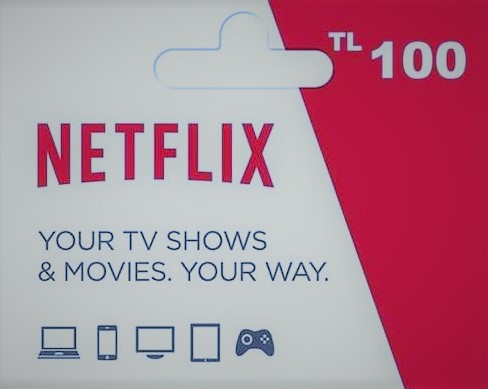 🔸Подарочная карта NETFLIX 100 TL (Турция)🔸