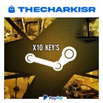 Случайный ключ Steam CD для ПК (10x)