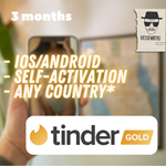 ПРОМОКОД TINDER GOLD [3 месяца] ВЕСЬ МИР