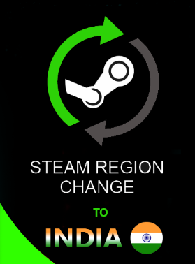 🟢 Изменить регион Steam INDIA | AUTO 26 ₹ CARD