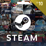 Steam - $5-50 USD КОД пополнения