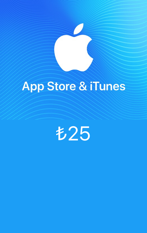 App Store&iTunes Gift Card 25 TL (Турция)