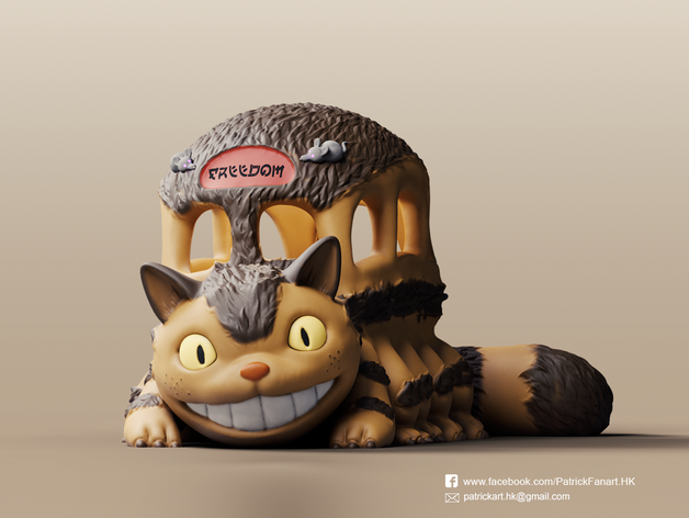 CATBUS TOTORO: ПРОВЕРЕН И ГОТОВ К 3D ПЕЧАТИ