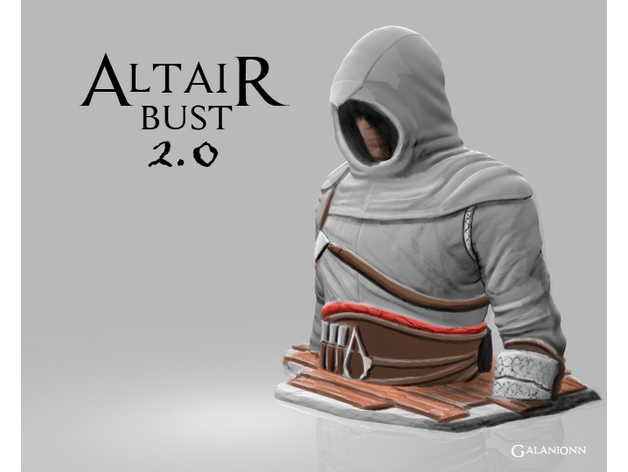 ALTAIR BUST:  ПРОВЕРЕН И ГОТОВ К 3D ПЕЧАТИ