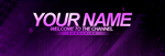 Psd-шаблон баннер (шапки) для Twitch Neon - изображение № 4