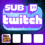 TWITCH SUB | ПОДАРОЧНАЯ ПОДПИСКА | 1-3 УР. | 