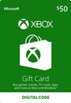 Подарочная карта на 50$ USD Xbox Live (USA)⭐️
