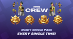 ️CREW 1 Месяц (Отряд=Боевой пропуск +1000 V-Bucks)