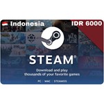 Steam Wallet 6000 IDR - Digital Gift Card - Indonesia