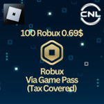 Покупка валюты Robux через gamepass (с учетом налогов)