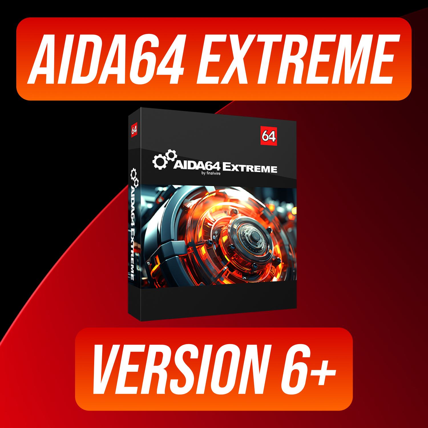 AIDA64 Extreme Edition 6+ ключ активации (Бессрочно)