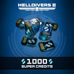 HELLDIVERS™ 2: 1000 супер-кредитовПСНPLAYSTATION