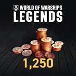 World of Warships: Legends - 1250 дублонов PS4ПСН