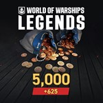 World of Warships: Legends - 5625 дублонов PS5ПСН
