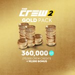 Золотой набор кредитов команды The Crew 2ПСН