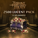 THRONE AND LIBERTY - 2,500 Lucent Pack (+375 Bonus)