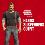 The Texas Chain Saw Massacre Hands Outfit 1 Suspenders