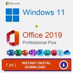️WINDOWS 10/11 PRO/HOME + OFFICE 2019 PRO PLUS