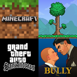 Minecraft Terraria GTA SAN ANDREAS Bully iPhone ios 