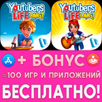  Youtubers Life Gaming Channel + Music iPhone ios iPad