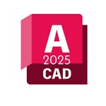 Лицензионный ключ AutoCAD 2025, 2 года, 1 шт.