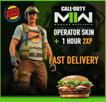  BURGER TOWN CКИН ОПЕРАТОРА + 1H 2XP Boost COD MW2 