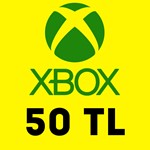 ???? Xbox Gift Card 50 лир/ 50 TL (КЛЮЧ)  Мгновенно ????