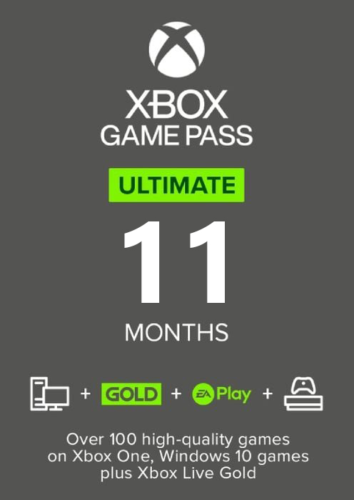 💚 XBOX GAME PASS ULTIMATE 11 МЕСЯЦЕВ 🔥 0% КОМИССИЯ!