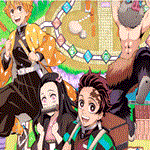 Demon Slayer Kimetsu no Yaiba Sweep Board ️PS Турция