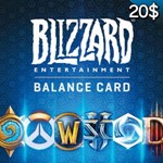 BLIZZARD GIFT CARD USA ???????? 20$ (Battle.net)