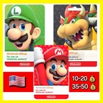Подарочная карта Nintendo EShop  ???????? США 10-20-35-50