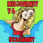 MIDJOURNEY V6.1 ПОДПИСКАБЕЗЛИМИТ+ ПОДАРОК