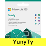 MICROSOFT OFFICE 365 FAMILY | 1 ГОД - 6пользователей
