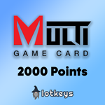 Мультиигровая карта на 2000 очков (2 USD)