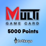 Мультиигровая карта на 5000 очков (5 USD)  