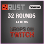 RUST ПРЕДМЕТЫ TWITCH DROPSРаунд 32 14 СКИНОВ +