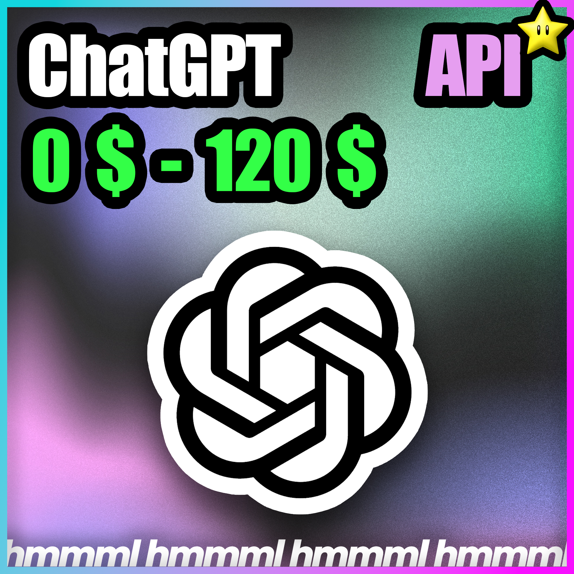 🔥 ChatGPT OpenAi GPT o1 API 0$ - 120$ API Кредиты 3.5