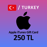 iTunes ПОДАРОЧНАЯ КАРТА ТУРЦИЯ 250 ЛИР