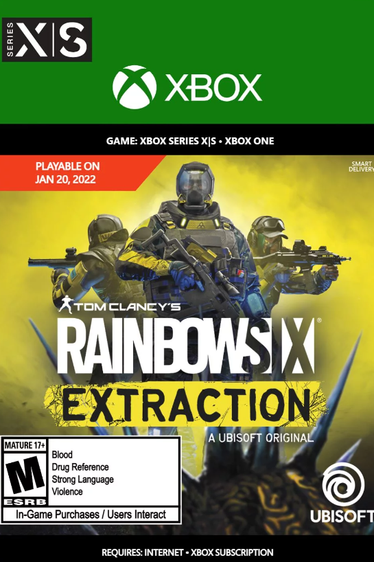 🔥🎮TOM CLANCY'S RAINBOW SIX EXTRACTION XBOX ONE KEY🎮