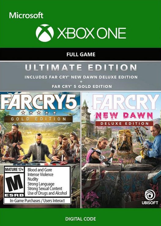 🔥FAR CRY 5 GOLD EDITION + FAR CRY NEW DAWN DELUXE XBOX