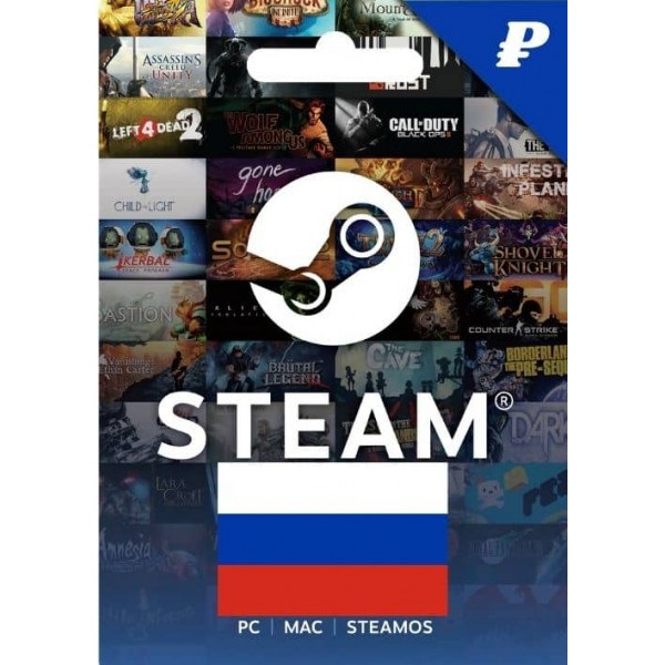 Пополнение кошелька Steam